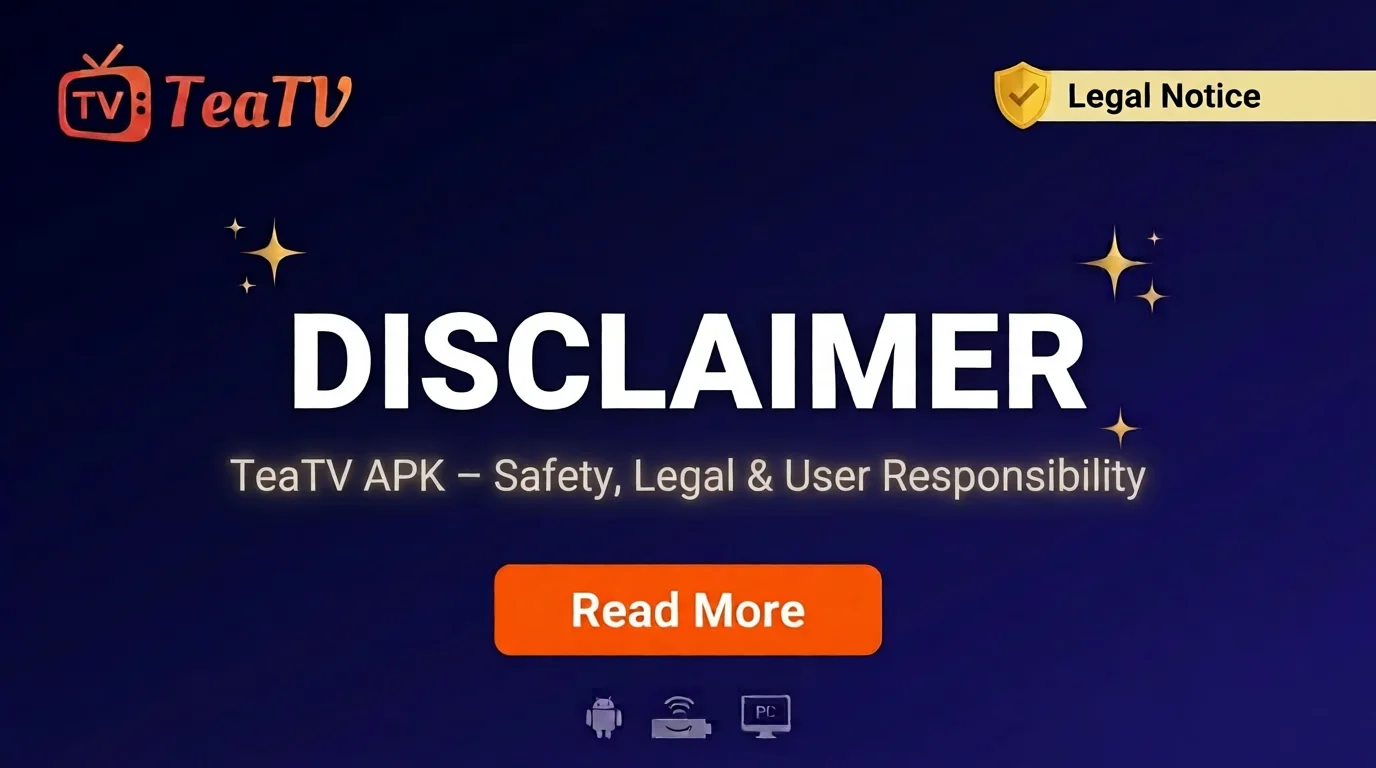 Disclaimer – TeaTV APK Download Safety Guide