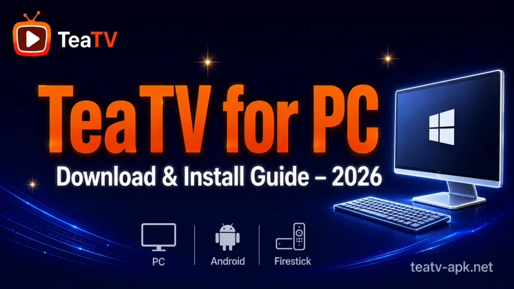 TeaTV for PC – Download and Install Guide 2026