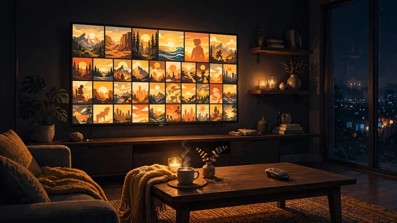 Streaming movies on TeaTV for Android TV with a TV remote