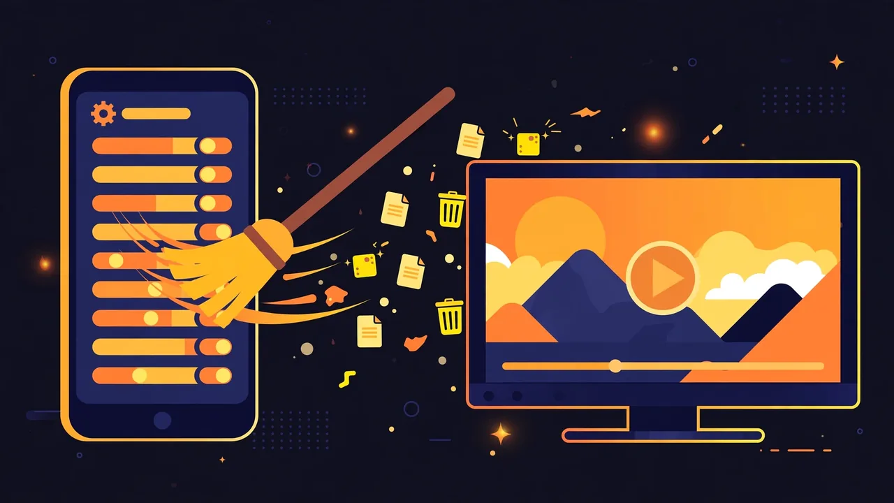 Clear TeaTV app cache to fix buffering and stuttering