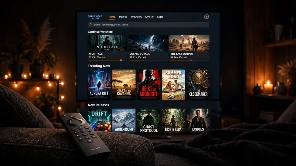 TeaTV streaming app interface on Firestick