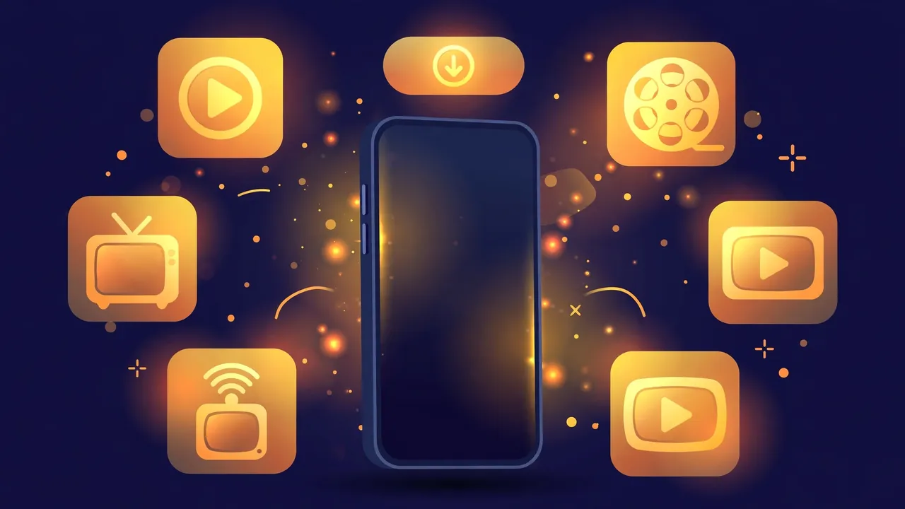 iPhone showing legitimate App Store streaming alternatives to TeaTV