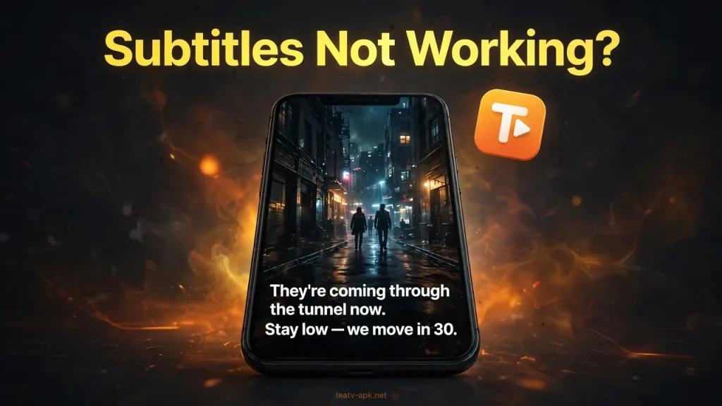 TeaTV subtitles not working — fix missing subtitle guide